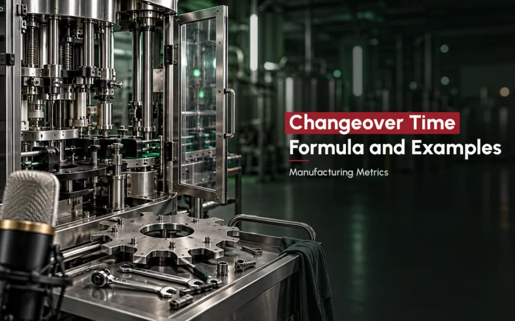 Changeover time: filler format parts removed during changeover