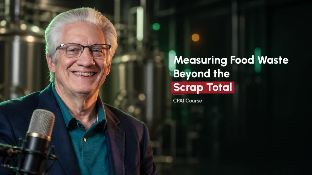 Jack Payne, CPAI course session on measuring food waste