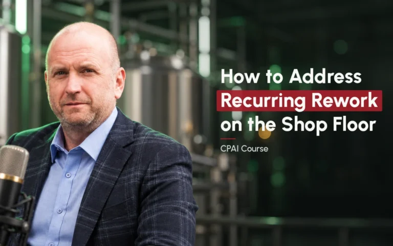 Matthew Wright, CPAI course session on recurring rework