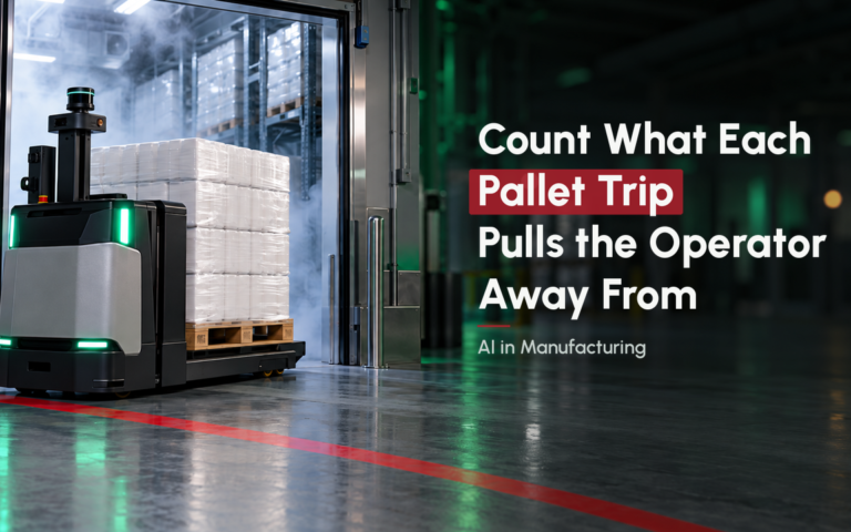 Dairy plant pallet trip: the true cost is the work it interrupts
